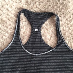 Striped lululemon tank